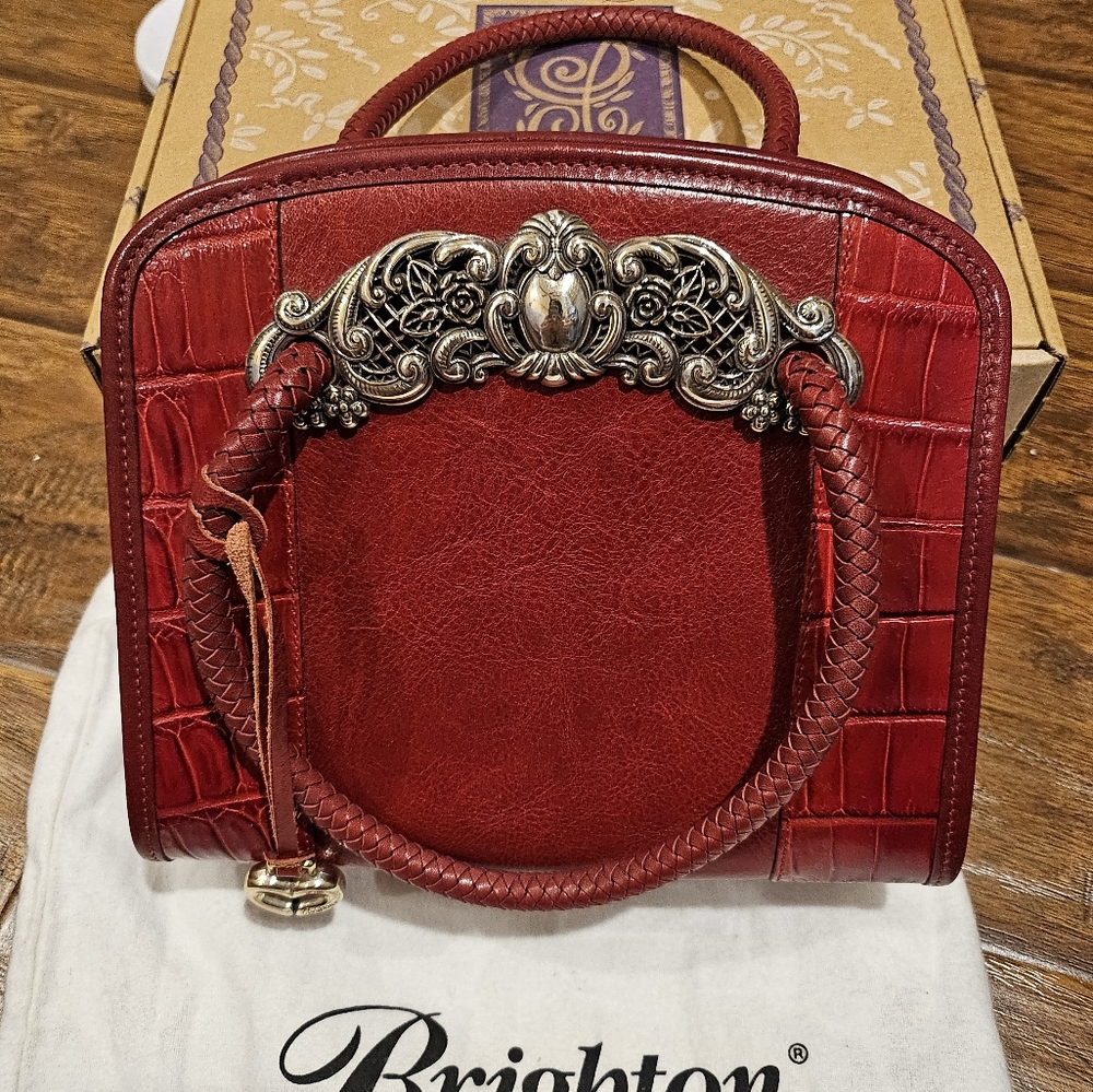 Brighton Chantilly Handbag (Red)